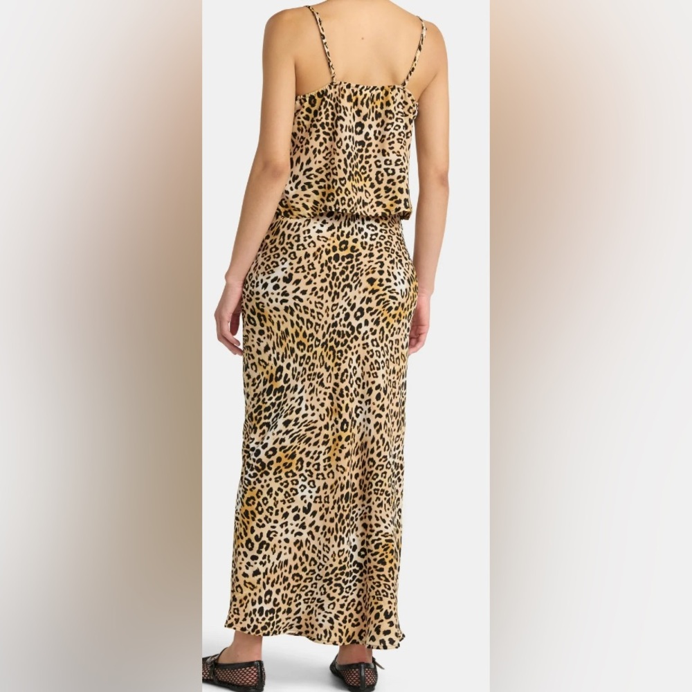Tie Front Lace Top and Maxi Skirt Set - Picture 2 of 4